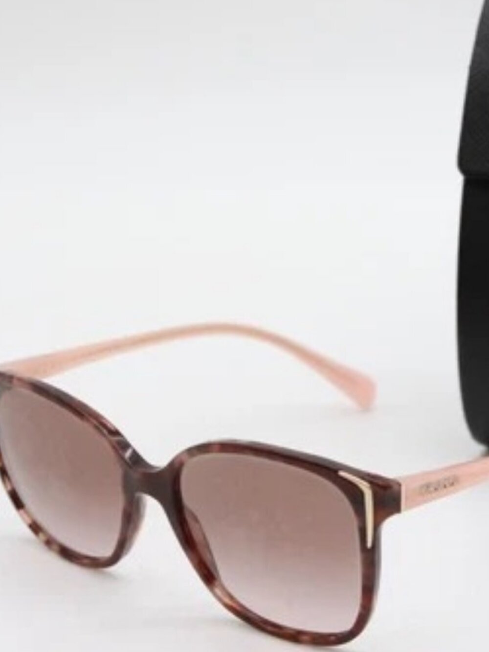 Prada Women's Tortoiseshell/ Pink Coloway Sunglasses SPR01O UE0-0A6 2N 55-17 140